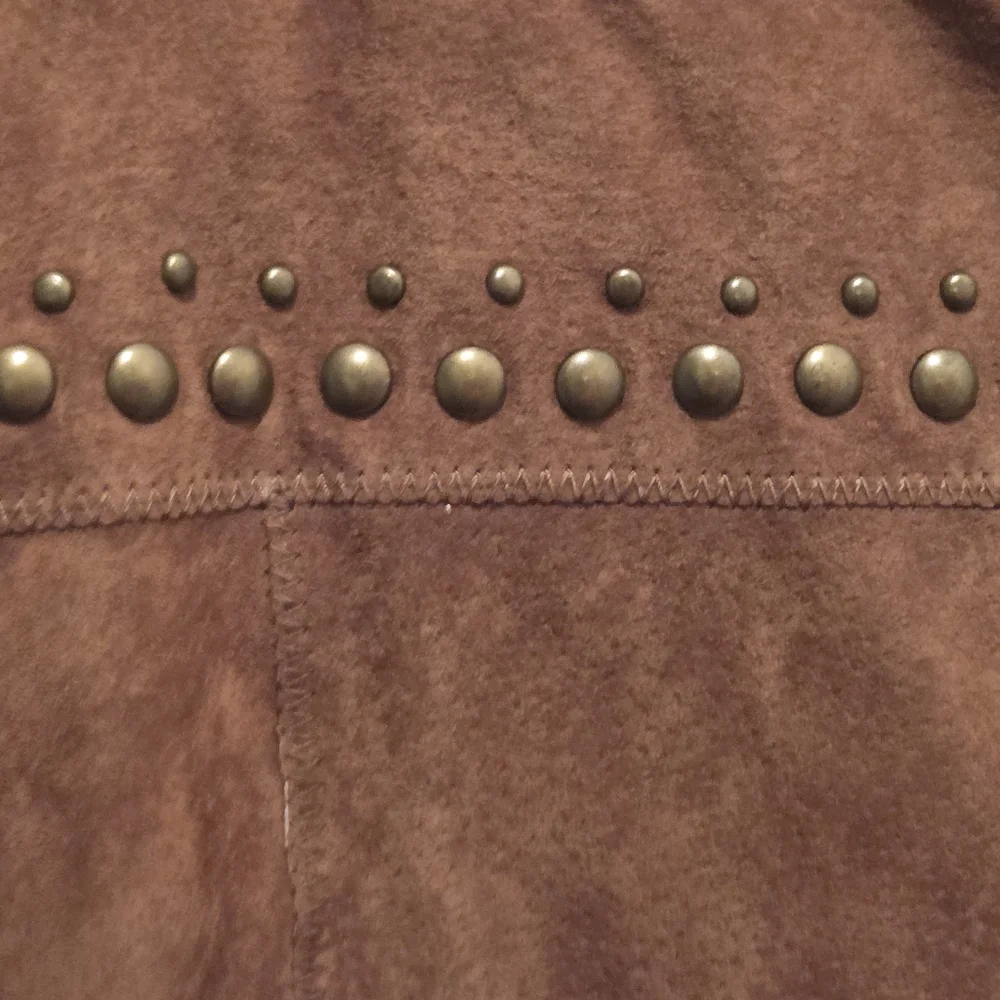 CHI by Falchi Tan Leather Studded Jacket NWT L - Picture 13 of 16
